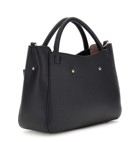 Τσάντα GUESS Brenton Girlfriend Satchel HWPG9648050 Μαύρο