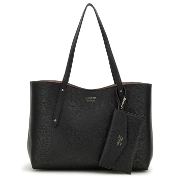Τσάντα GUESS Brenton Tote HWPG9648230 Μαύρο