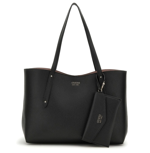 Τσάντα GUESS Brenton Tote HWPG9648230 Μαύρο