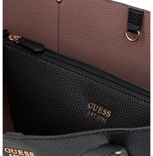 Τσάντα GUESS Brenton Tote HWPG9648230 Μαύρο