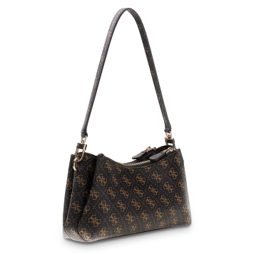 Τσάντα GUESS Noelle Convertible XBody HWQG9672730 Καφέ