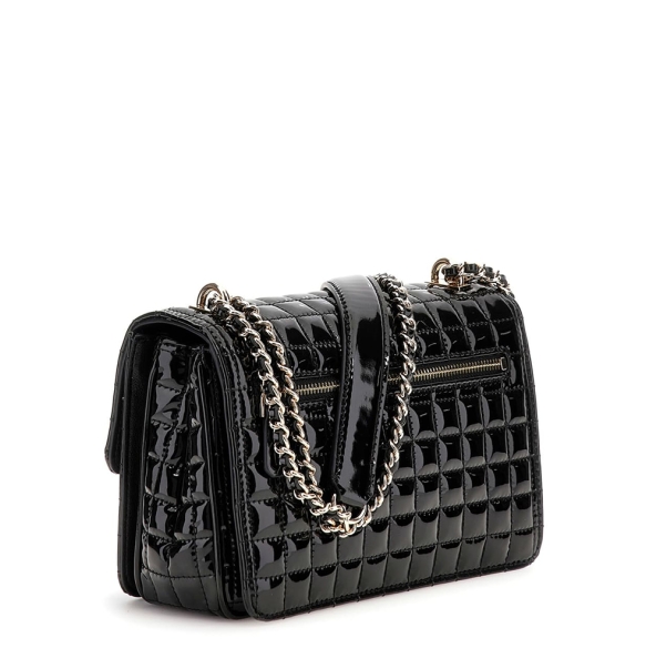 Τσαντάκι ώμου GUESS Nadira Convertible HWQT8424210 Μαύρο