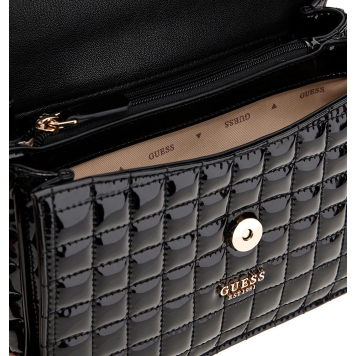 Τσαντάκι ώμου GUESS Nadira Convertible HWQT8424210 Μαύρο
