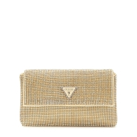 Τσάντα GUESS Zalina Flap Clutch HWRP9350700 Χρυσό