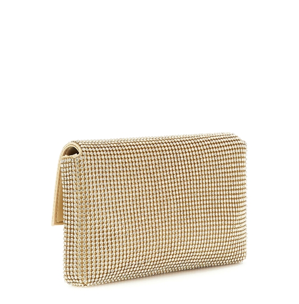 Τσάντα GUESS Zalina Flap Clutch HWRP9350700 Χρυσό Τσάντα GUESS Zalina Flap Clutch HWRP9350700 Χρυσό