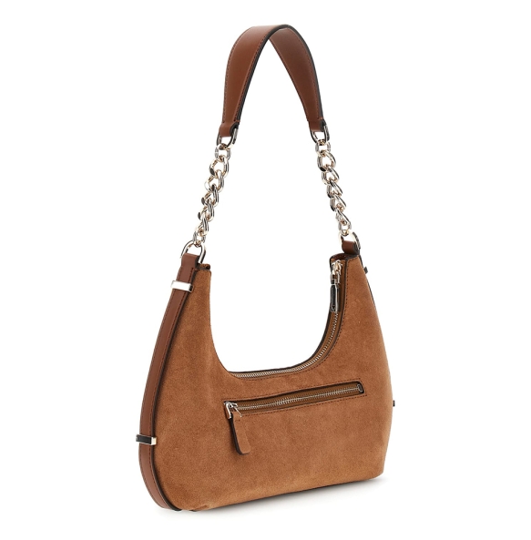 Τσάντα Guess Erenia Top Zip Shoulder Bag HWSB7838180 Καφέ