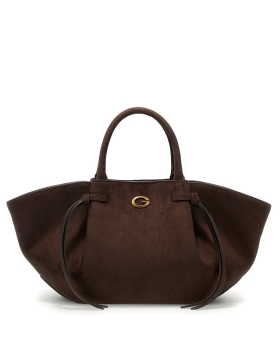Τσάντα GUESS Allegra Girlfriend Satchel HWSG2237060 Καφέ