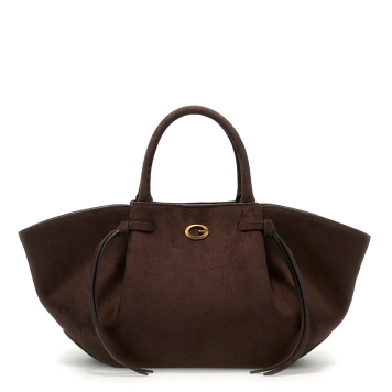 Τσάντα GUESS Allegra Girlfriend Satchel HWSG2237060 Καφέ