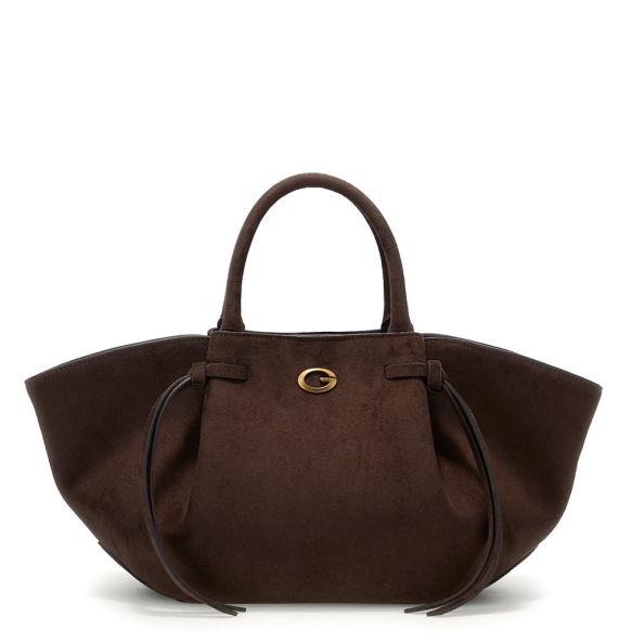Τσάντα GUESS Allegra Girlfriend Satchel HWSG2237060 Καφέ Τσάντα GUESS Allegra Girlfriend Satchel HWSG2237060 Καφέ
