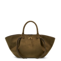 Τσάντα GUESS Allegra Girlfriend Satchel HWSG2237060 Λαδί
