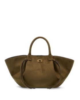 Τσάντα GUESS Allegra Girlfriend Satchel HWSG2237060 Λαδί