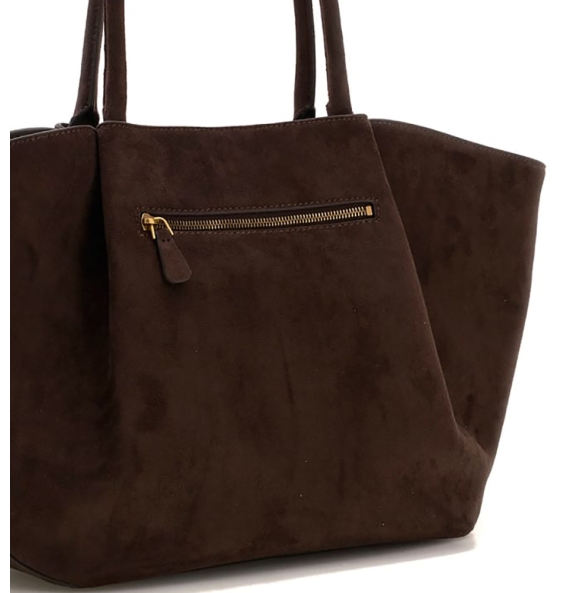 Τσάντα GUESS Allegra Girlfriend Tote HWSG2237230 Καφέ Τσάντα GUESS Allegra Girlfriend Tote HWSG2237230 Καφέ