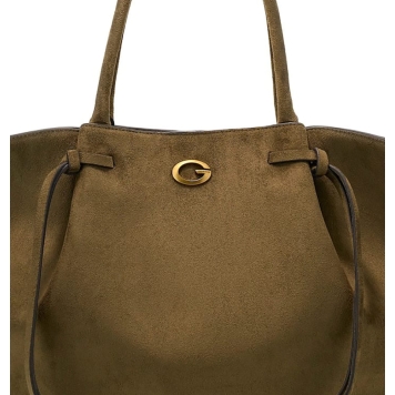 Τσάντα GUESS Allegra Girlfriend Tote HWSG2237230 Λαδί