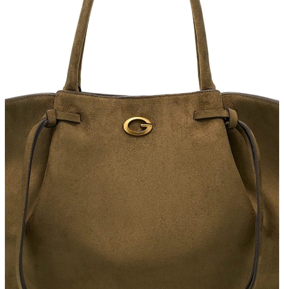 Τσάντα GUESS Allegra Girlfriend Tote HWSG2237230 Λαδί