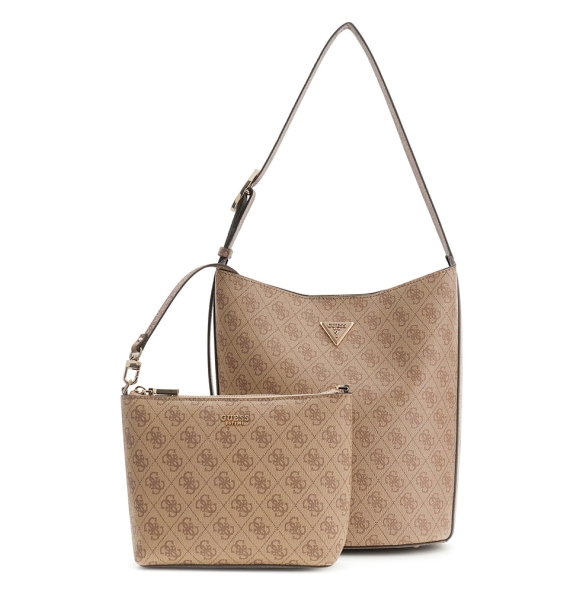 Τσάντα GUESS Meridian Bucket HWSG6974040 Μπεζ