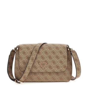 Τσάντα GUESS Meridian Flap Crossbody HWSG6974200 Μπεζ