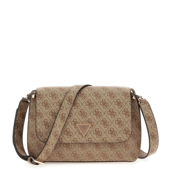 Τσάντα GUESS Meridian Flap Crossbody HWSG6974200 Μπεζ Τσάντα GUESS Meridian Flap Crossbody HWSG6974200 Μπεζ