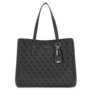 Τσάντα GUESS Meridian Girlfriend Tote HWSG6974230 Ανθρακί