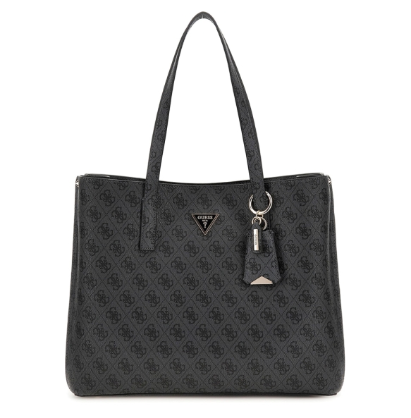 Τσάντα GUESS Meridian Girlfriend Tote HWSG6974230 Ανθρακί