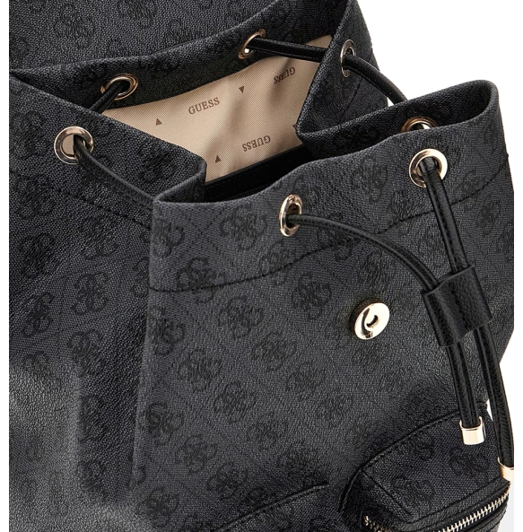 Σακίδιο GUESS Manhattan Flap HWSG7118310 Ανθρακί