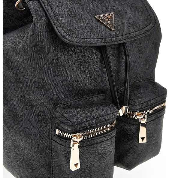 Σακίδιο GUESS Manhattan Flap HWSG7118310 Ανθρακί