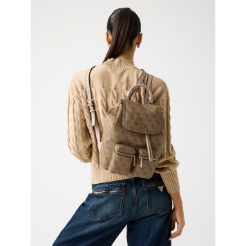 Σακίδιο GUESS Manhattan Flap HWSG7118310 Μπεζ