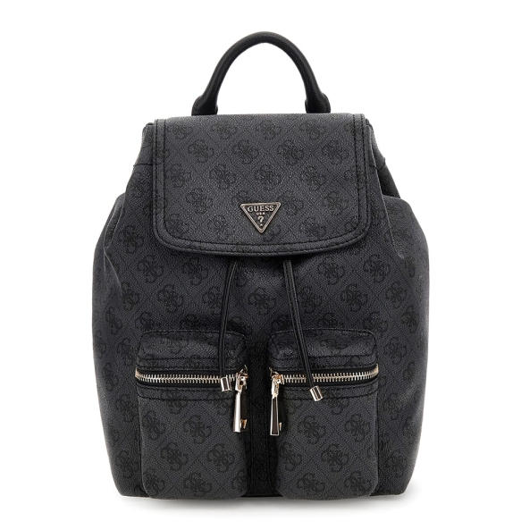 Σακίδιο GUESS Manhattan Flap HWSG7118310 Ανθρακί