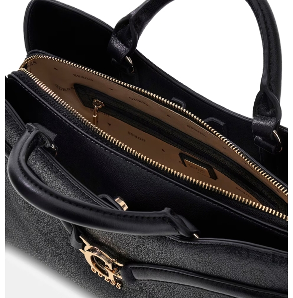 Τσάντα GUESS Dea Girlfriend Satchel HWSG7993060 Ανθρακί