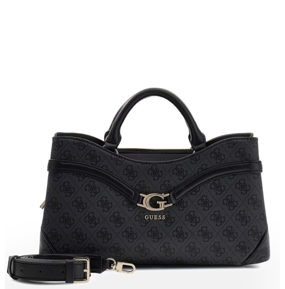 Τσάντα GUESS Dea Girlfriend Satchel HWSG7993060 Ανθρακί