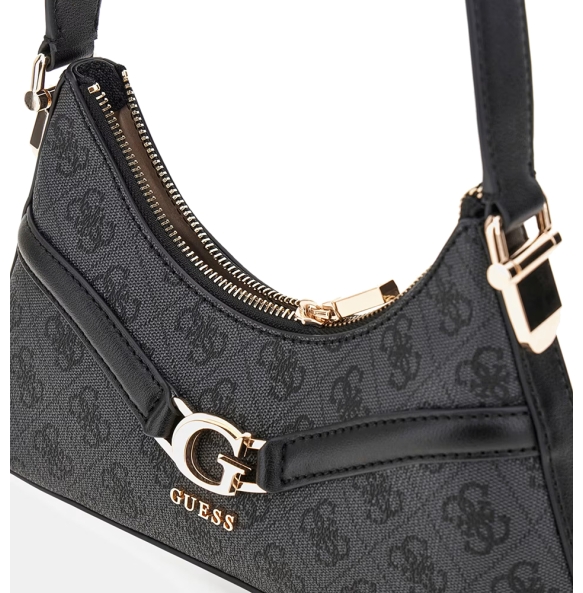 Τσάντα GUESS Dea Crossbody Top Zip HWSG7993730 Ανθρακί