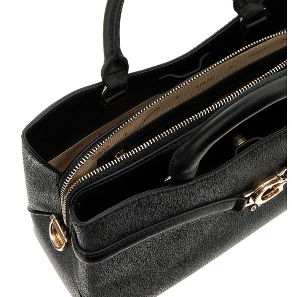 Τσάντα GUESS Dea Girlfriend Satchel HWSG7993060 Ανθρακί