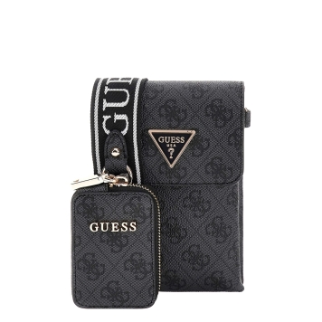 Τσαντάκι κινητού GUESS Latona HWSG9211810 Μαύρο