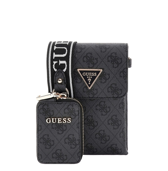 Τσαντάκι κινητού GUESS Latona HWSG9211810 Μαύρο