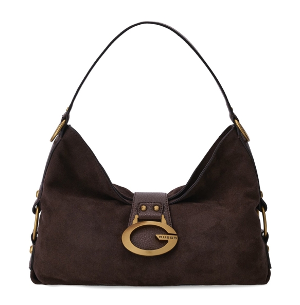 Τσάντα GUESS Camden Shoulder HWSG9308180 Καφέ