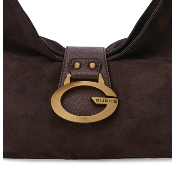 Τσάντα GUESS Camden Shoulder HWSG9308180 Καφέ