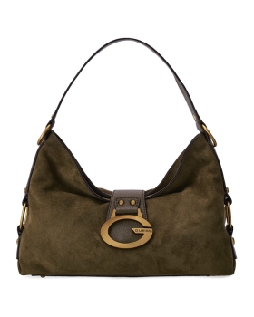 Τσάντα GUESS Camden Shoulder HWSG9308180 Λαδί