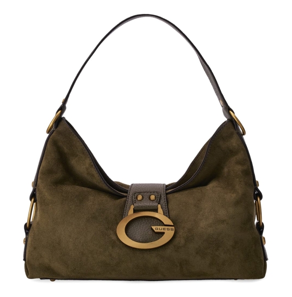 Τσάντα GUESS Camden Shoulder HWSG9308180 Λαδί