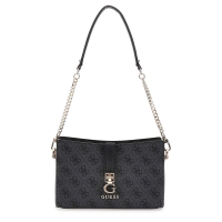 Τσάντα GUESS Zamira Top Zip Shoulder Bag HWSG9629180 Μαύρο