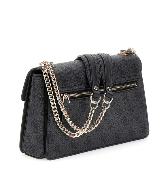 Τσάντα GUESS Zamira Convertible xBody Flap HWSG9629210 Γκρι