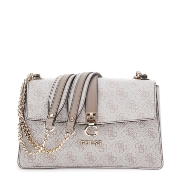 Τσάντα GUESS Zamira Convertible xBody Flap HWSG9629210 Λευκό