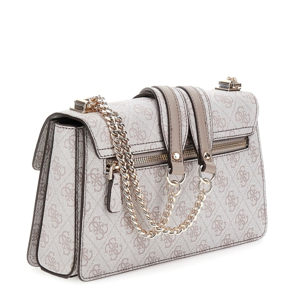 Τσάντα GUESS Zamira Convertible xBody Flap HWSG9629210 Λευκό