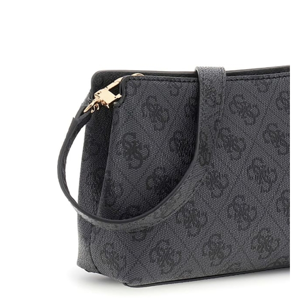 Τσάντα GUESS Katya Crossbody Top Zip HWSG9652120 Μαύρο