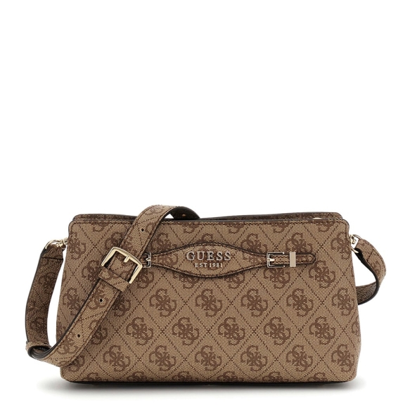 Τσάντα GUESS Katya Crossbody Top Zip HWSG9652120 Μπεζ