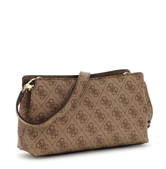 Τσάντα GUESS Katya Crossbody Top Zip HWSG9652120 Μπεζ