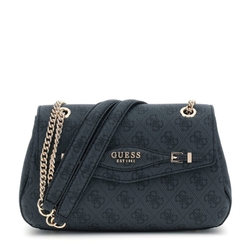 Τσάντα GUESS Katya Convertible XBody Flap HWSG9652210 Μαύρο