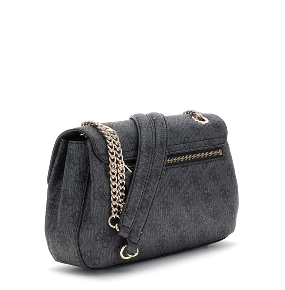 Τσάντα GUESS Katya Convertible XBody Flap HWSG9652210 Μαύρο