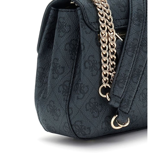 Τσάντα GUESS Katya Convertible XBody Flap HWSG9652210 Μαύρο