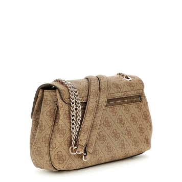 Τσάντα GUESS Katya Convertible XBody Flap HWSG9652210 Μπεζ