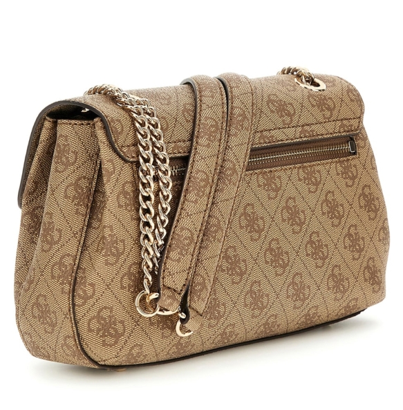 Τσάντα GUESS Katya Convertible XBody Flap HWSG9652210 Μπεζ