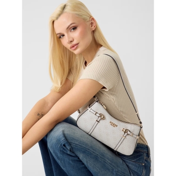 LEONA LOGO SHOULDER ΤΣΑΝΤΑ ΓΥΝΑΙΚΕΙΟ HWSG9917180 Κρεμ